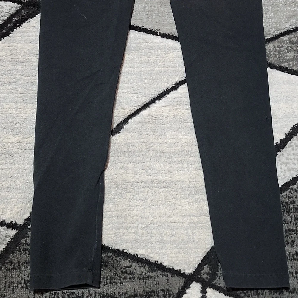 VINTAGE VS PINK YOGA 2016 BLACK SILVER SEQUINS COTTON LEGGINGS